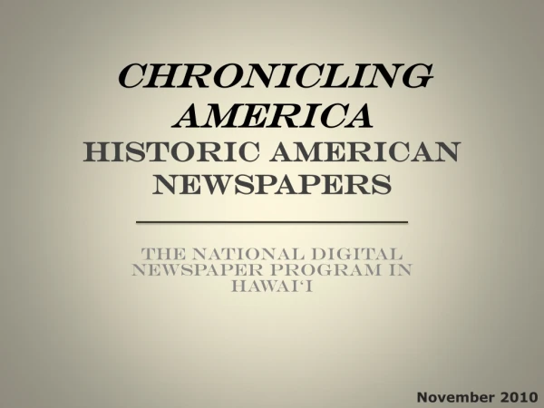 Chronicling America Historic American Newspapers