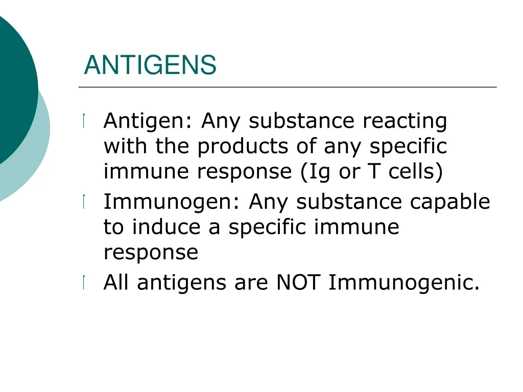 antigens