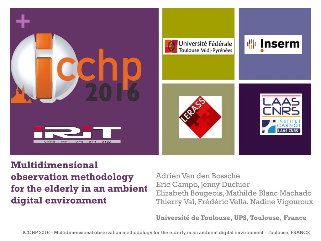 multidimensional observation methodology for the elderly in an ambient digital environment