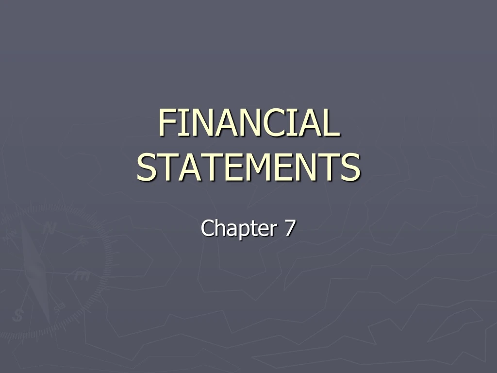 financial statements