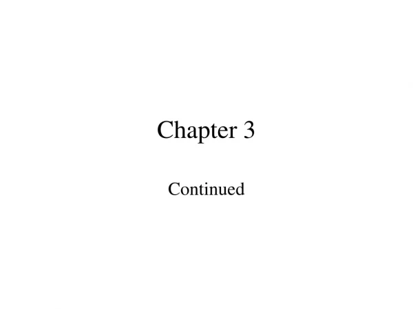 Chapter 3