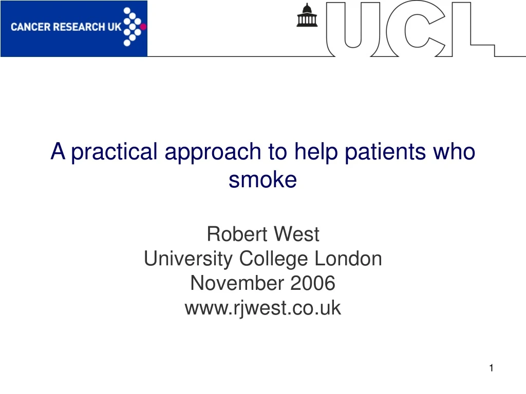 a practical approach to help patients who smoke