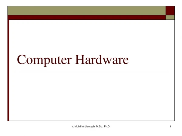 Computer Hardware