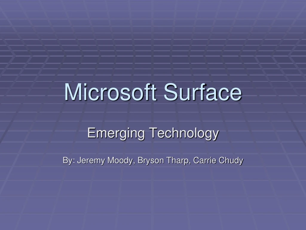 microsoft surface