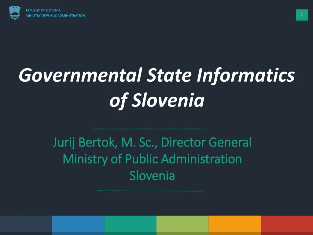 republic of slovenia ministry of public