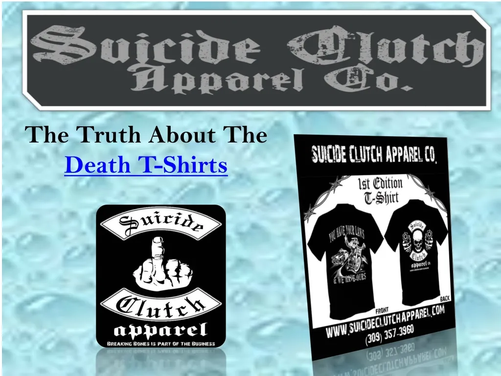 the truth about the death t shirts