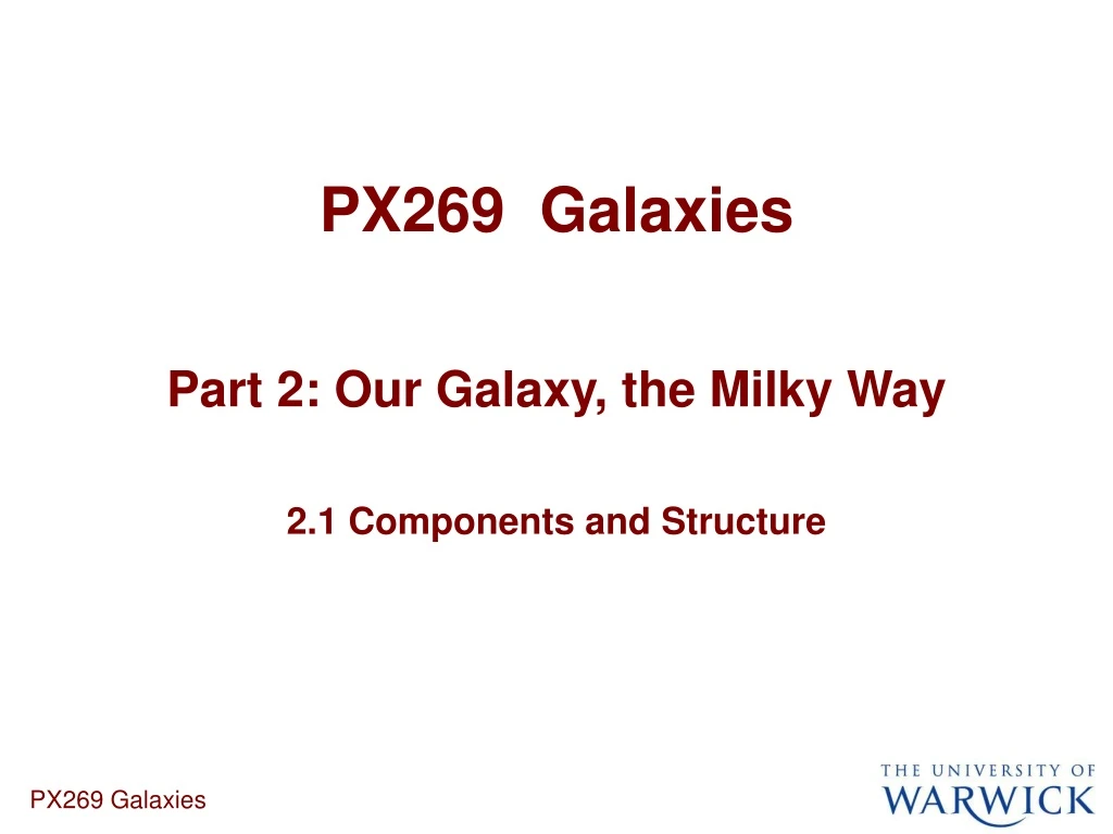 px269 galaxies