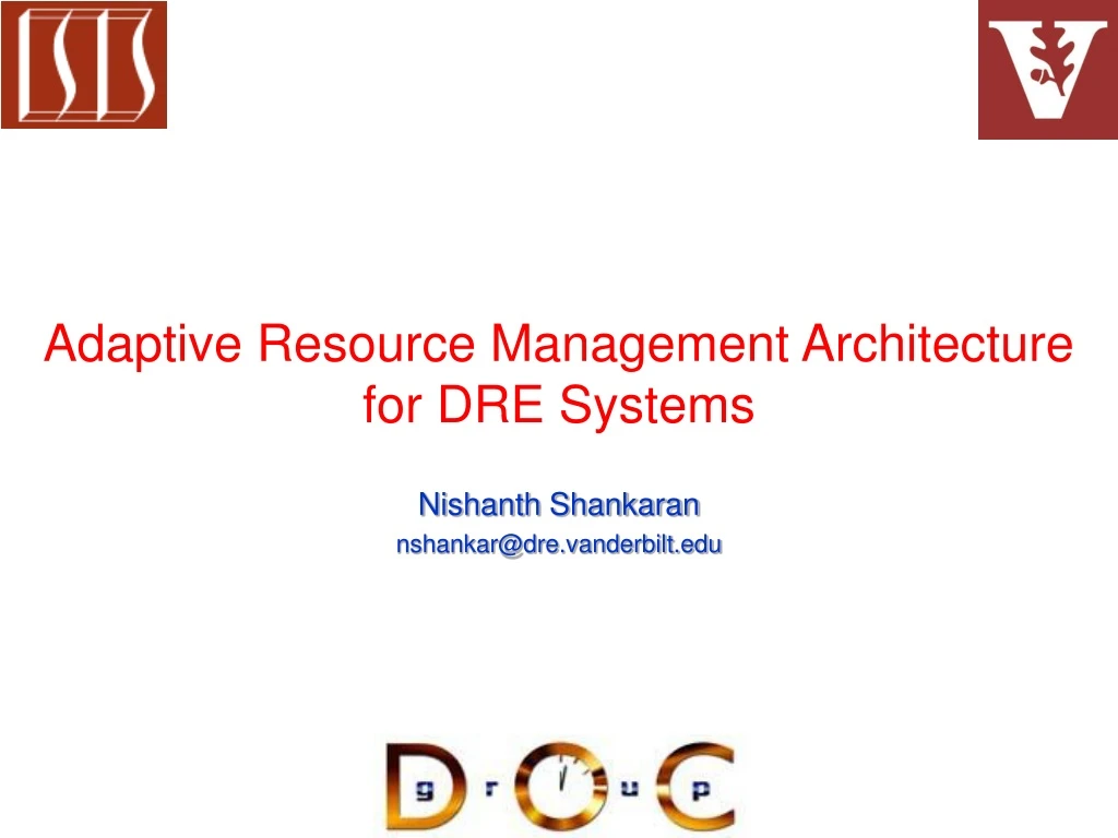adaptive resource management architecture