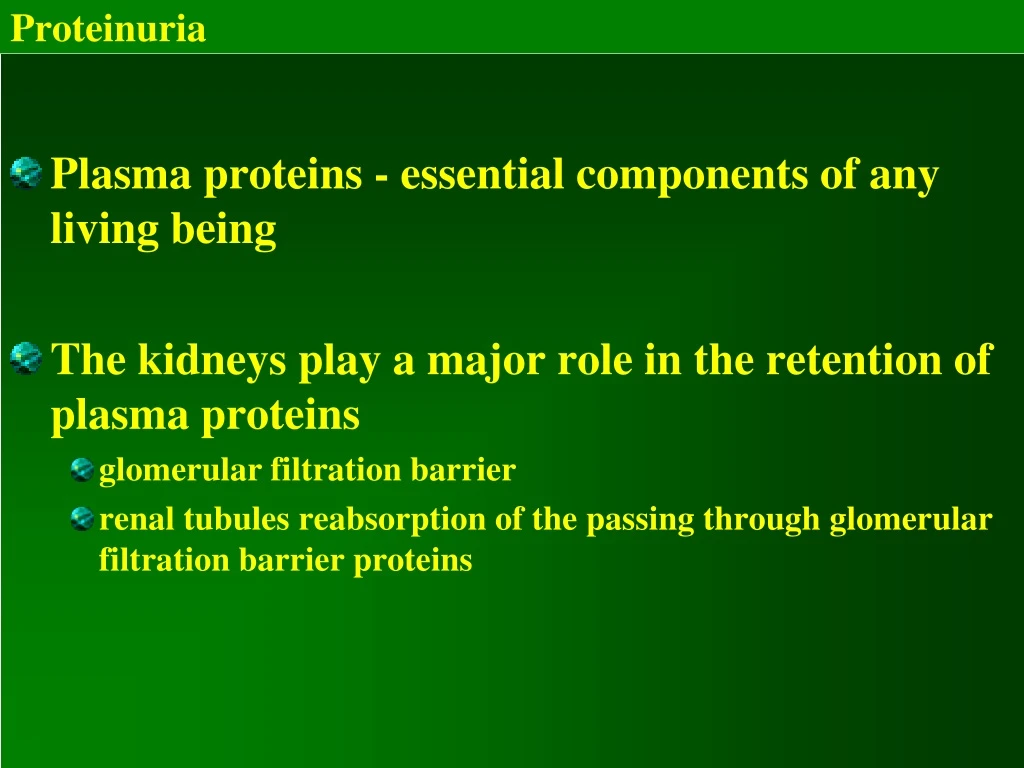 proteinuria