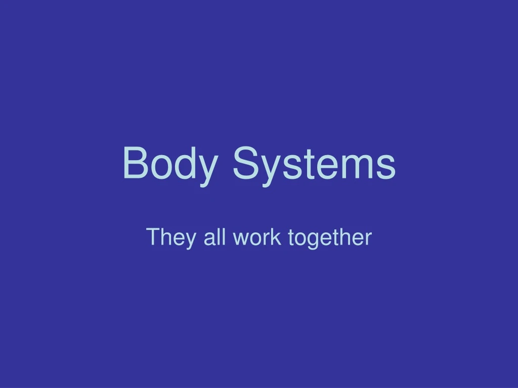 body systems