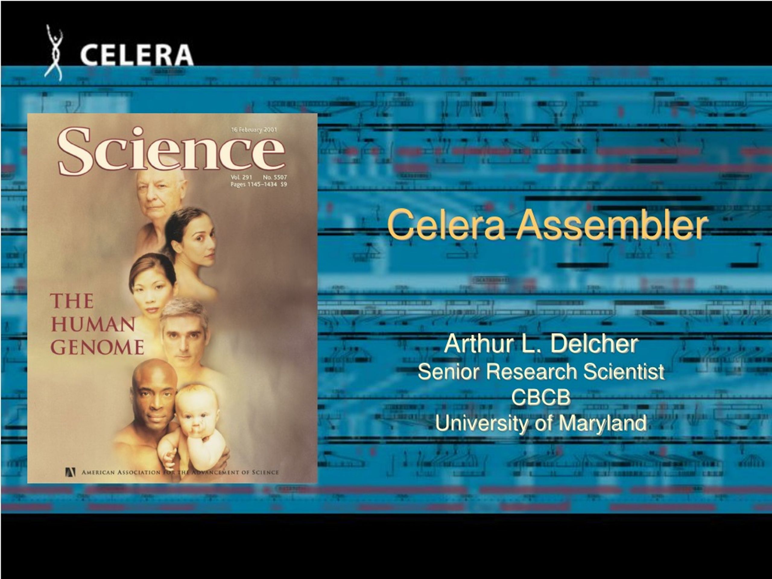 Celera Assembler - slide 1