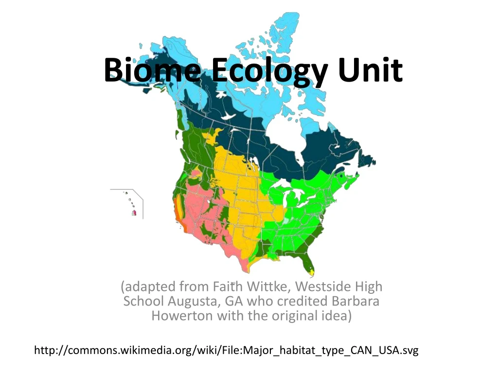 biome ecology unit