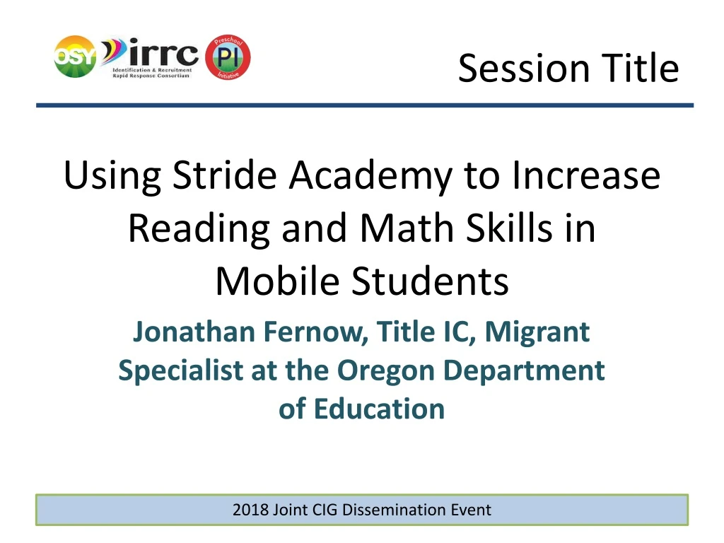 using stride academy to increase reading and math skills in mobile students