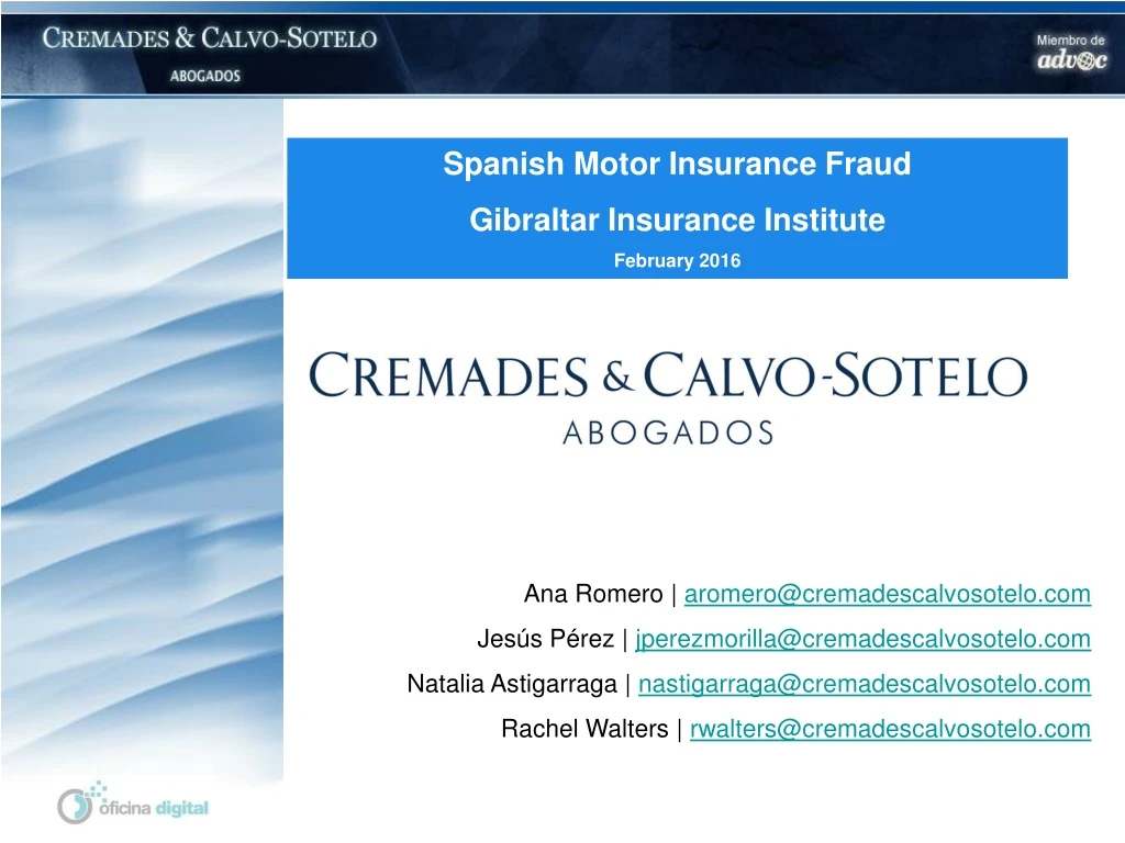 spanish motor insurance fraud gibraltar insurance