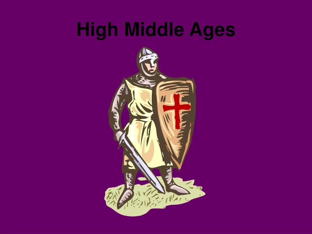 high middle ages