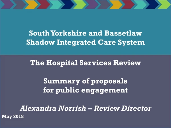 South Yorkshire and Bassetlaw Shadow Integrated Care System