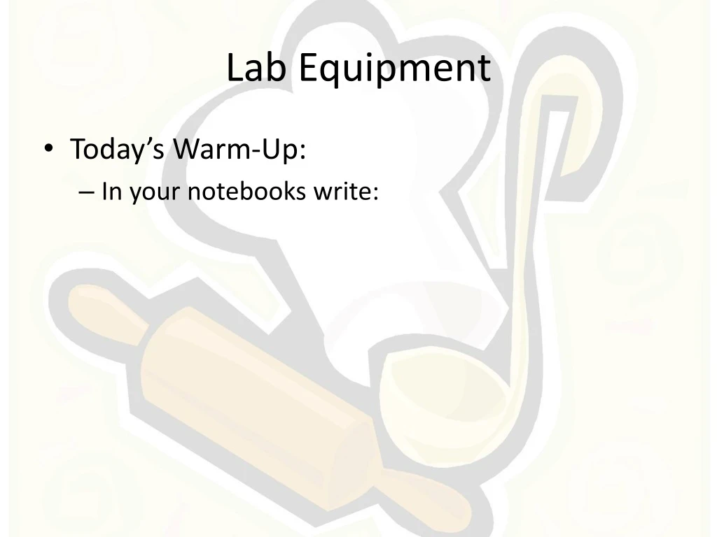 lab equipment