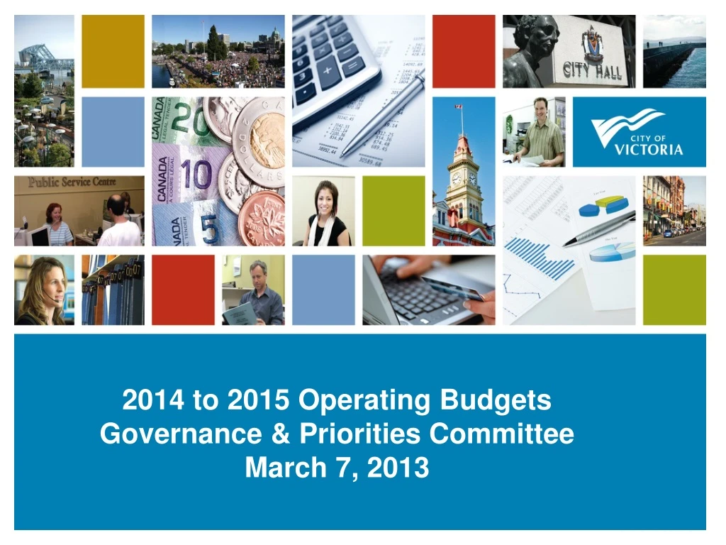2014 to 2015 operating budgets governance priorities committee march 7 2013