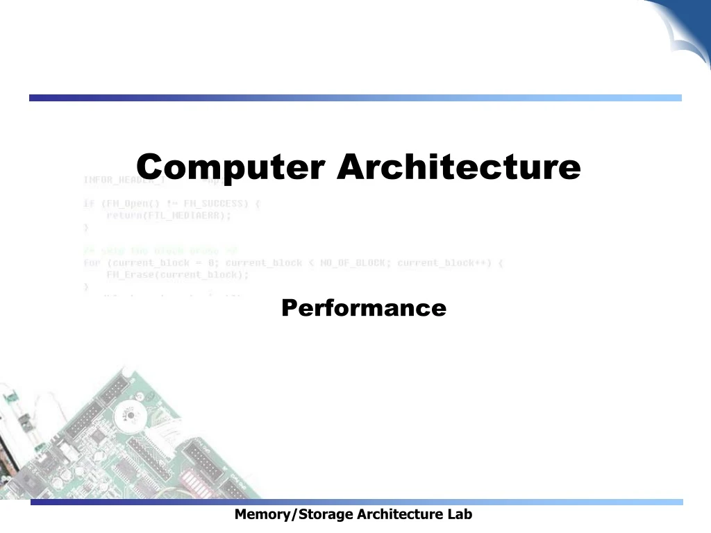 computer architecture