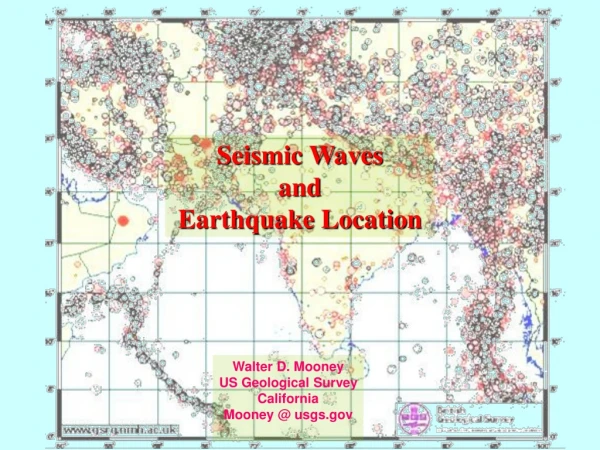 Seismic Waves  and  Earthquake Location