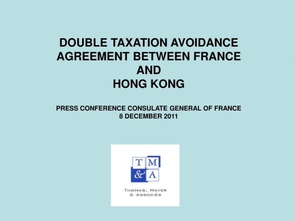 What is a Double Taxation Avoidance Agreement (DTA)?