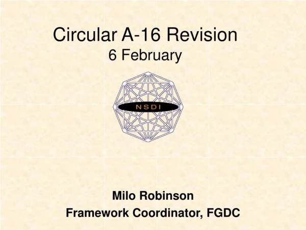 Circular A-16 Revision 6 February