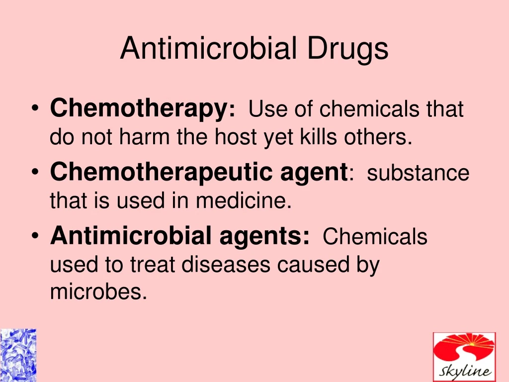 antimicrobial drugs