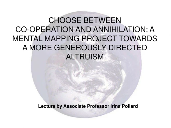 Lecture by Associate Professor Irina Pollard