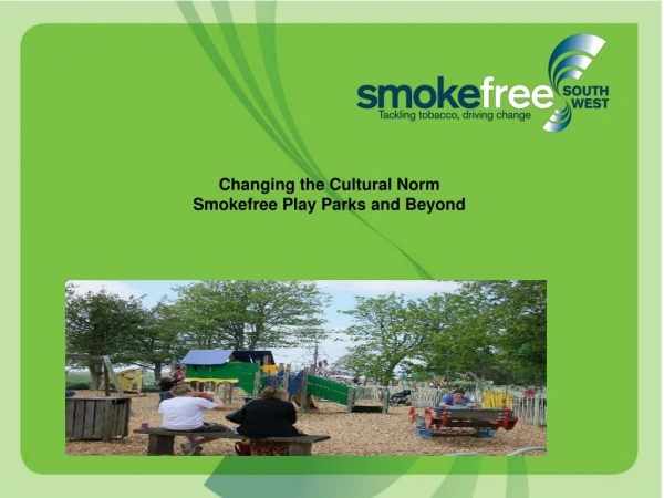 Changing the Cultural Norm Smokefree Play Parks and Beyond