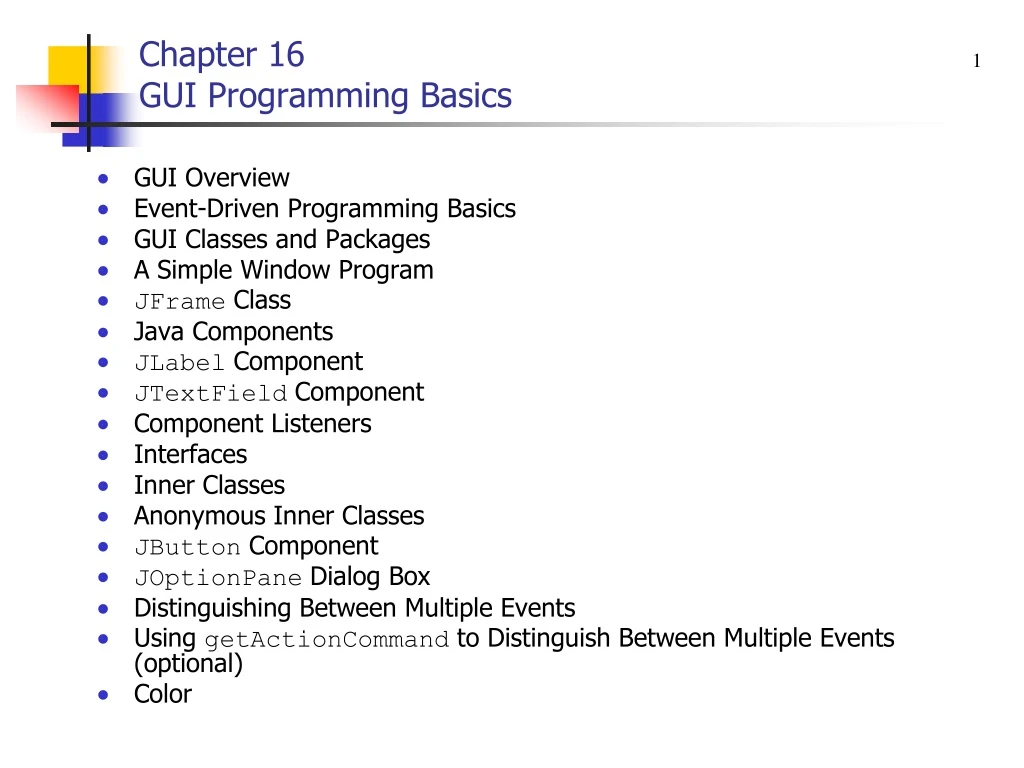 chapter 16 gui programming basics