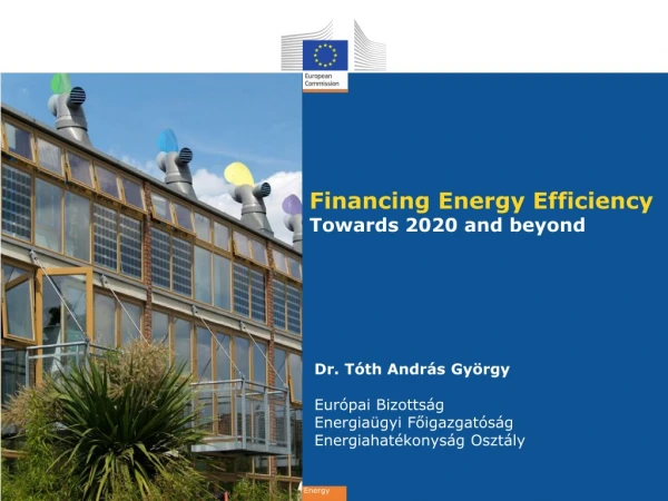 Financing Energy Efficiency Towards 2020 and beyond