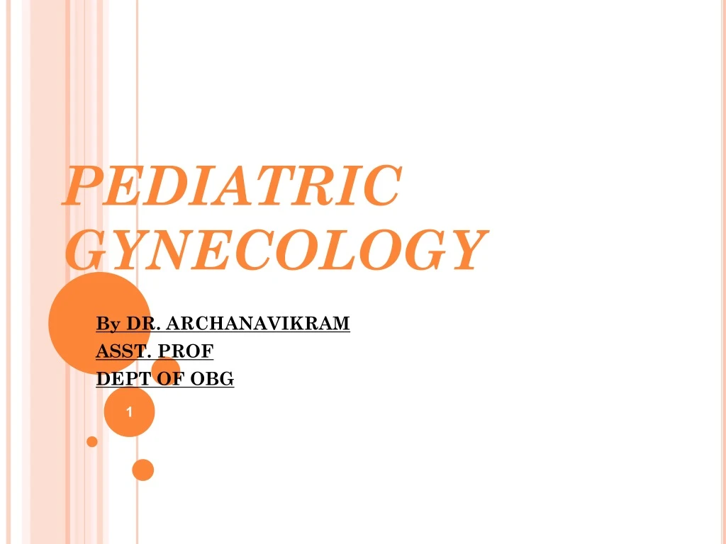 pediatric gynecology