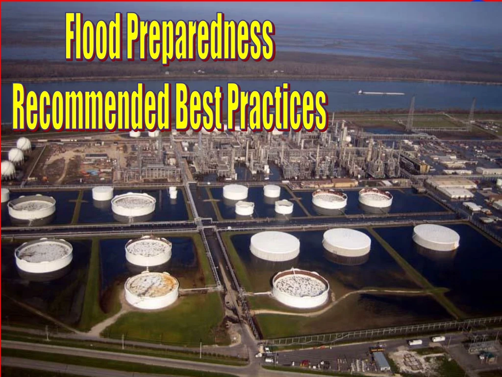 flood preparedness recommended best practices