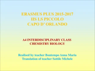 ERASMUS PLUS 2015-2017 IIS LS PICCOLO CAPO D’ ORLANDO A4 INTERDISCIPLINARY CLASS - slide 1