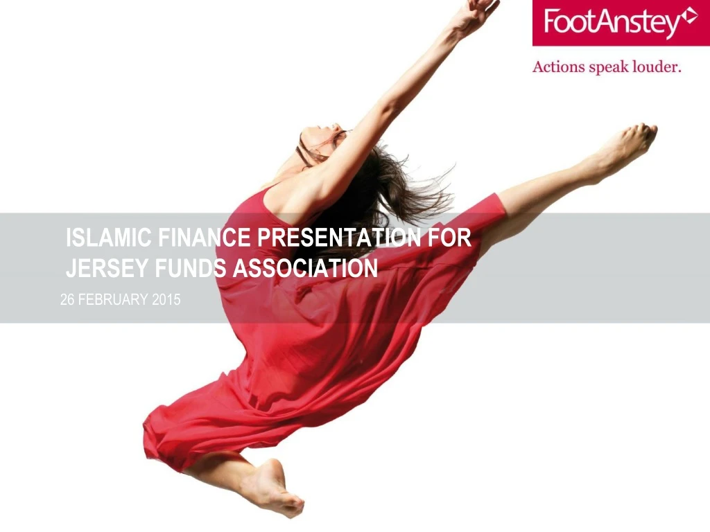 islamic finance presentation for jersey funds association