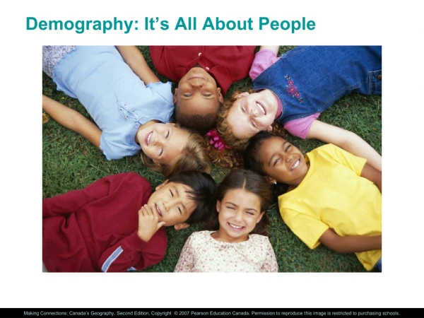 Demography: It’s All About People
