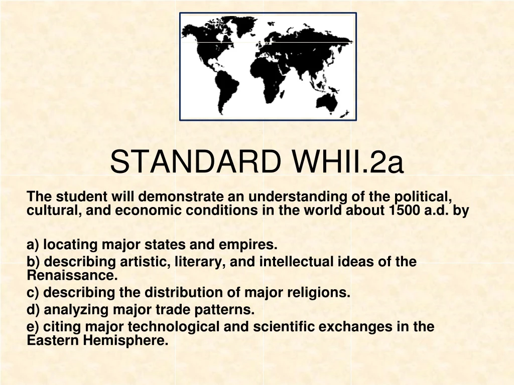 standard whii 2a