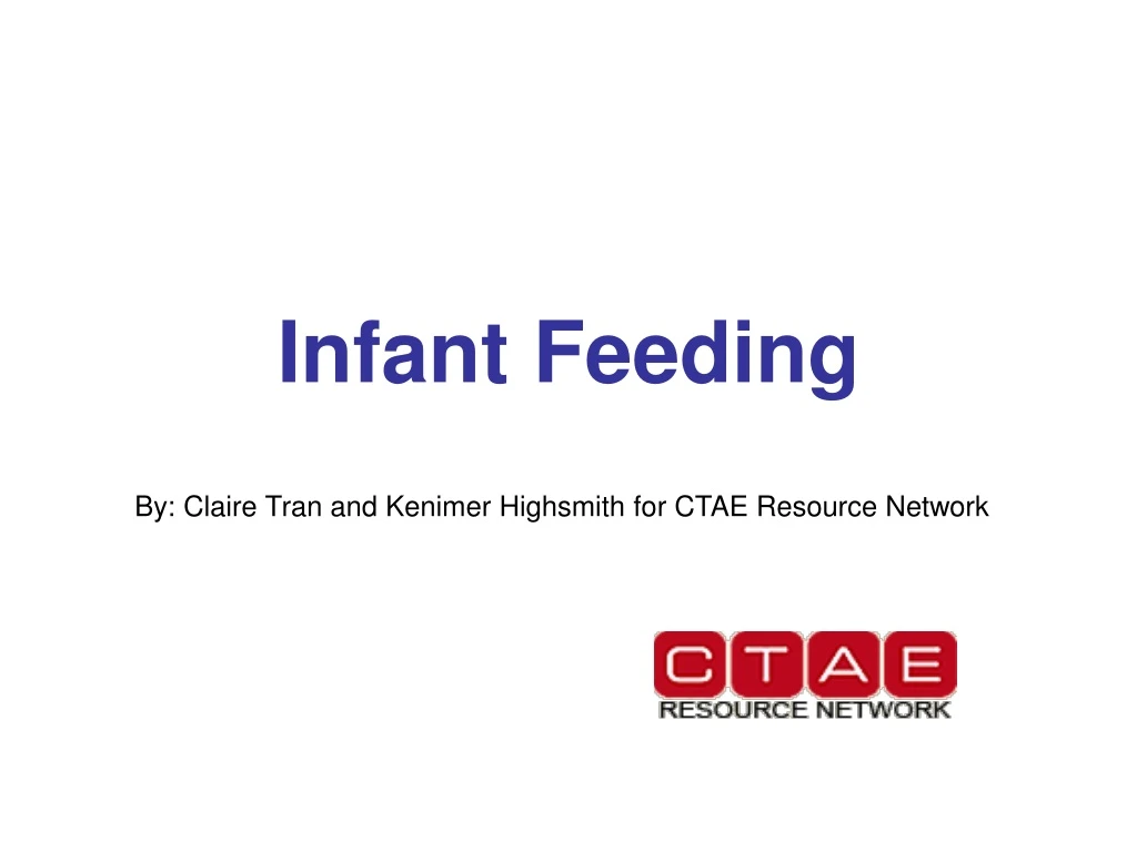 infant feeding