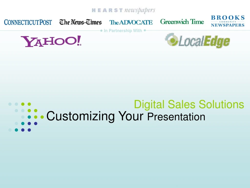 customizing your presentation