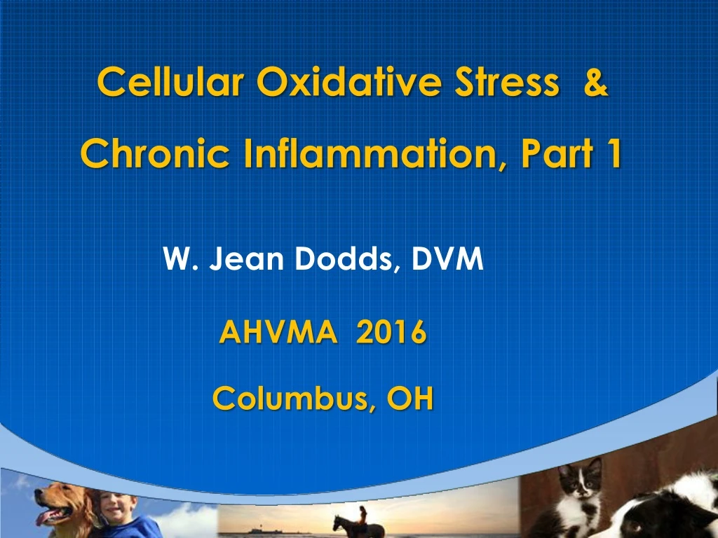 cellular oxidative stress chronic inflammation part 1