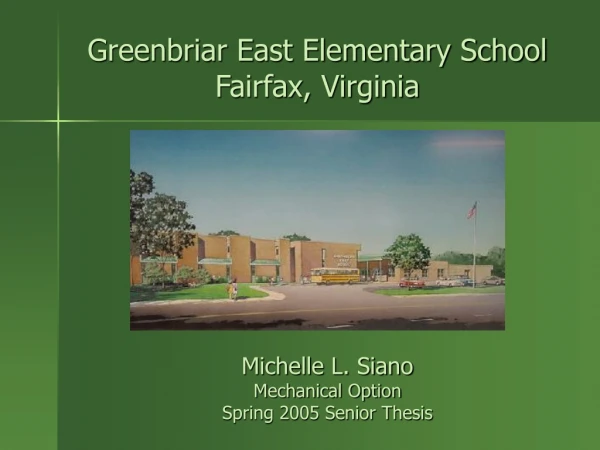 Greenbriar East Elementary School Fairfax, Virginia