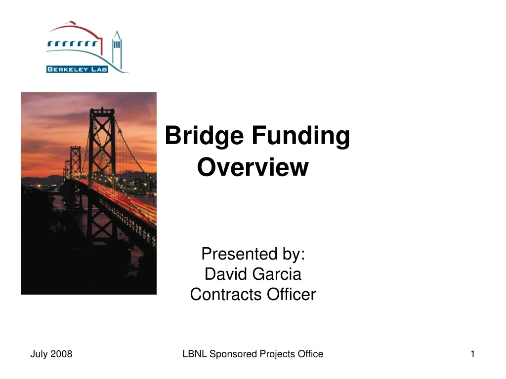 bridge funding overview