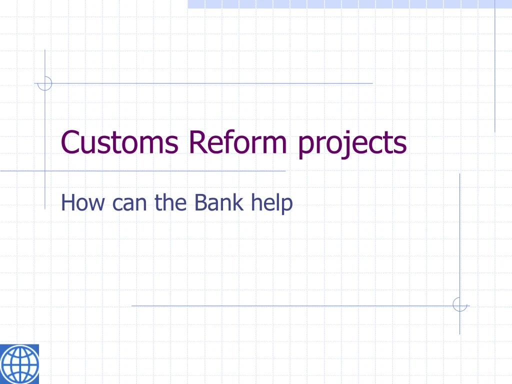 customs reform projects