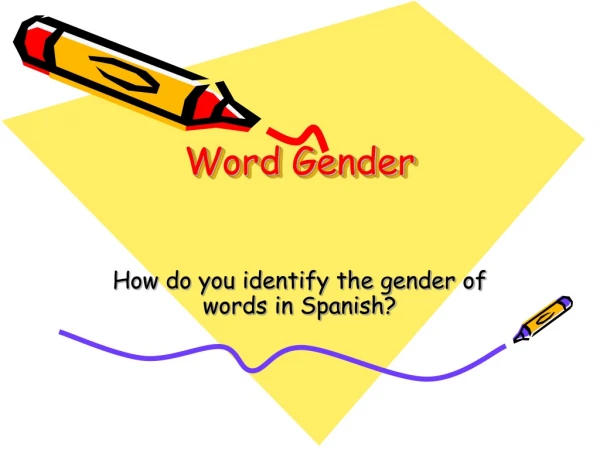 Word Gender