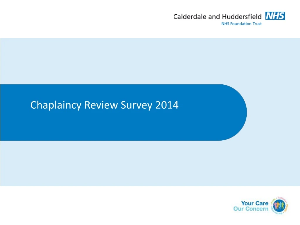 chaplaincy review survey 2014