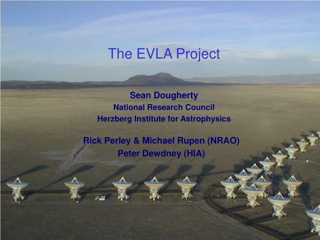 the evla project