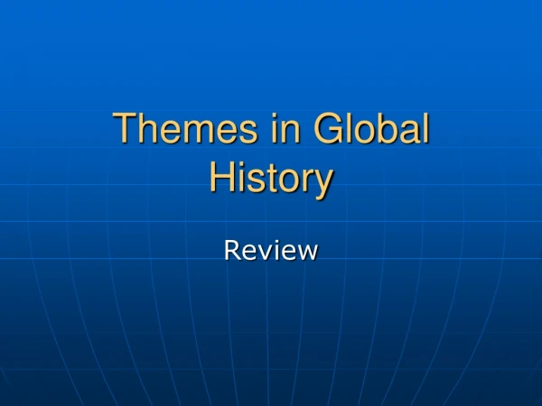 Themes in Global History