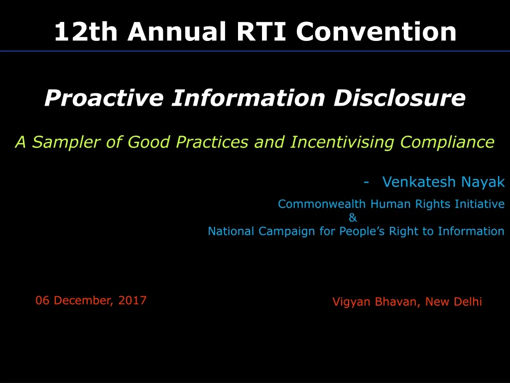 12th annual rti convention