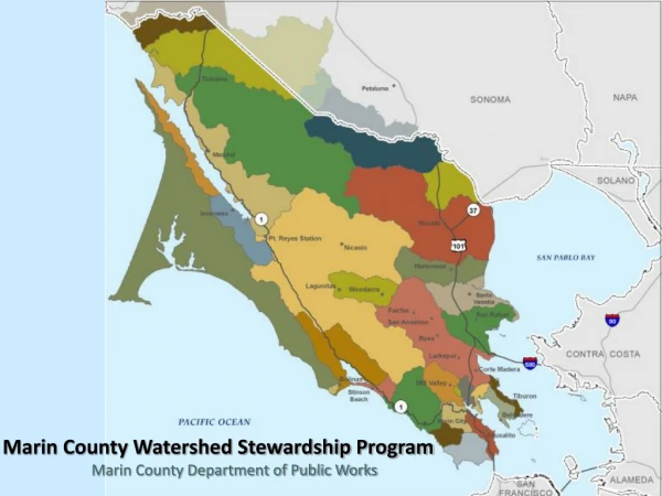 Marin County Watershed Stewardship Program	 Marin County Department of Public Works