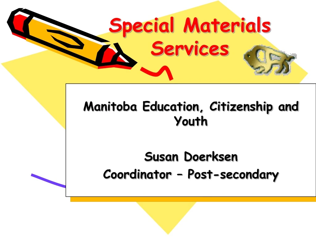 special materials services